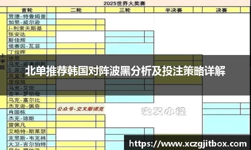 北单推荐韩国对阵波黑分析及投注策略详解